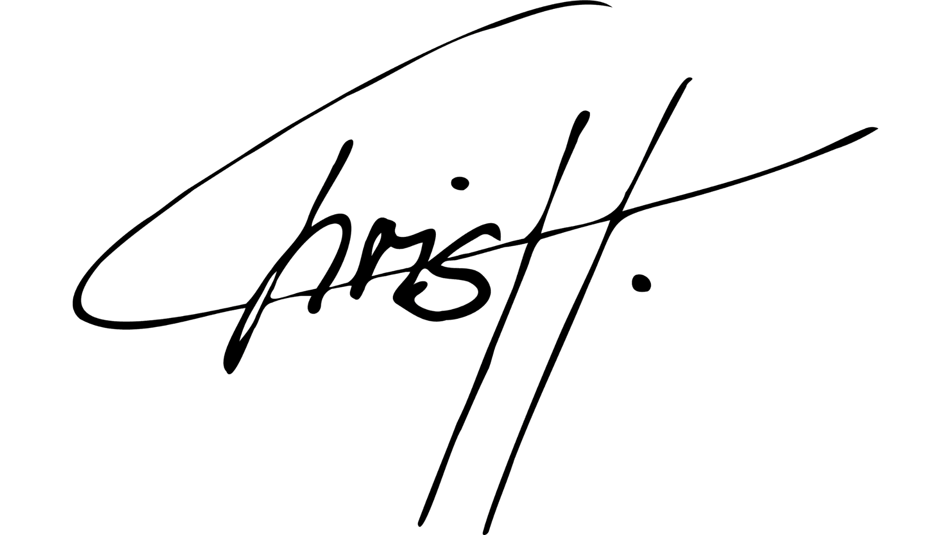 It's Chris signature