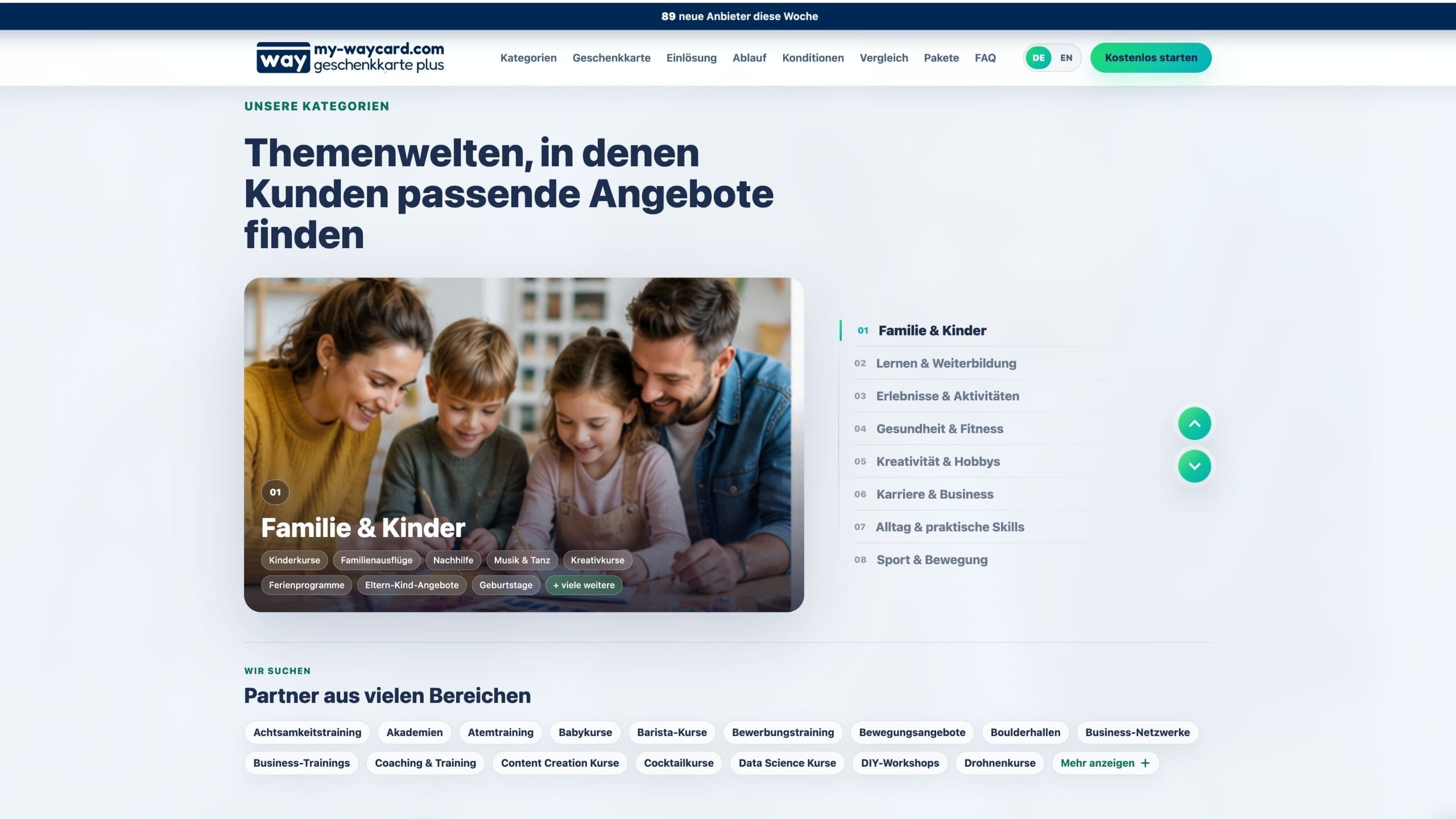 Anbieter-Akquise-Landingpage für my-waycard Desktop Ansicht 4