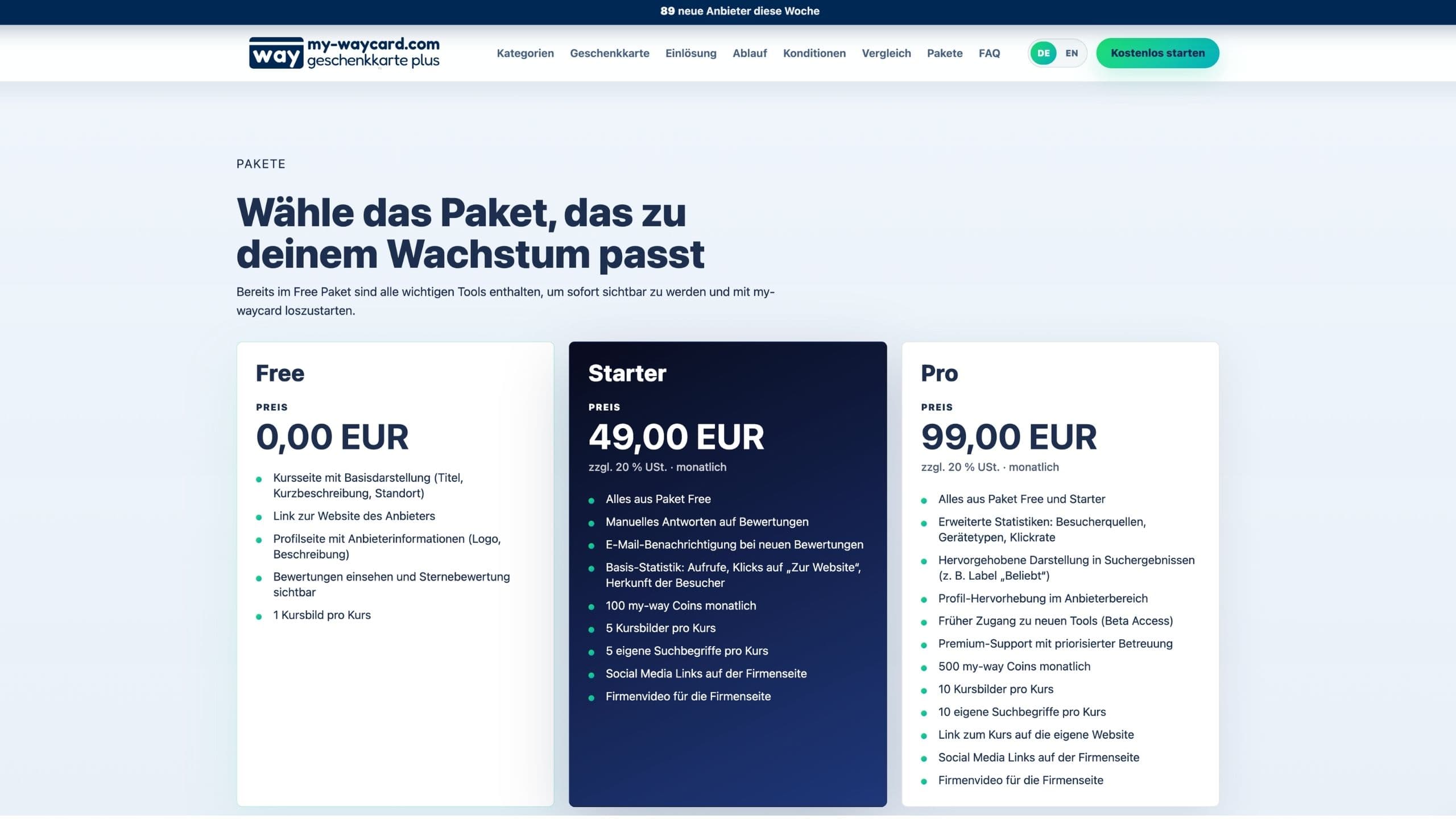 Seitenaufbau, Nutzenkommunikation und Conversion-Funnel Galerie 6