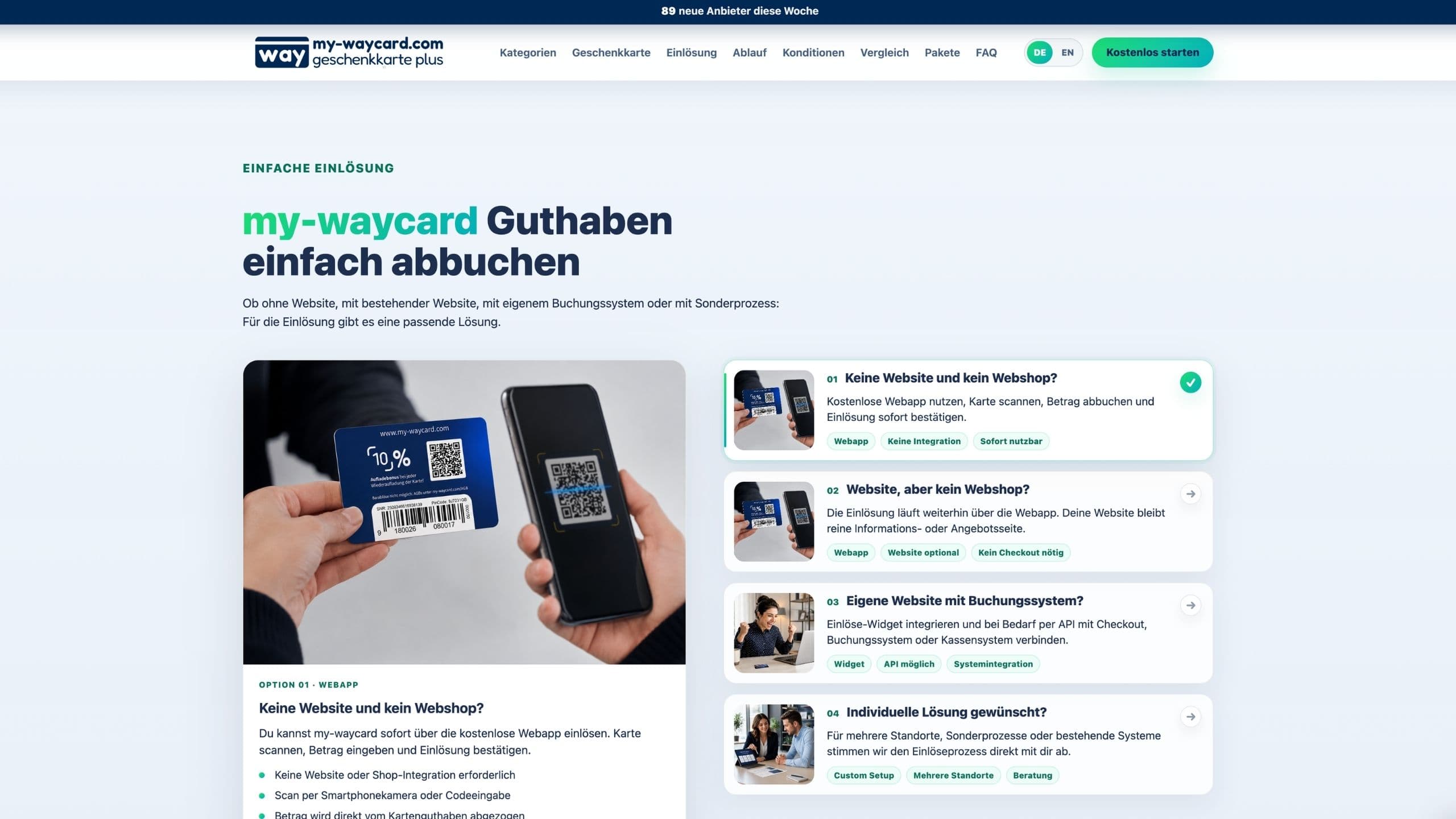 Seitenaufbau, Nutzenkommunikation und Conversion-Funnel Galerie 2